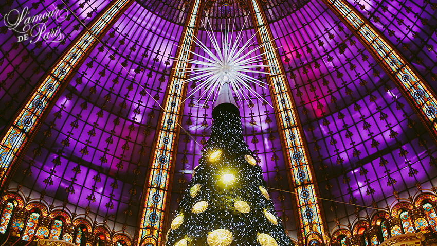 Christmas Shopping at Galeries Lafayette in Paris 