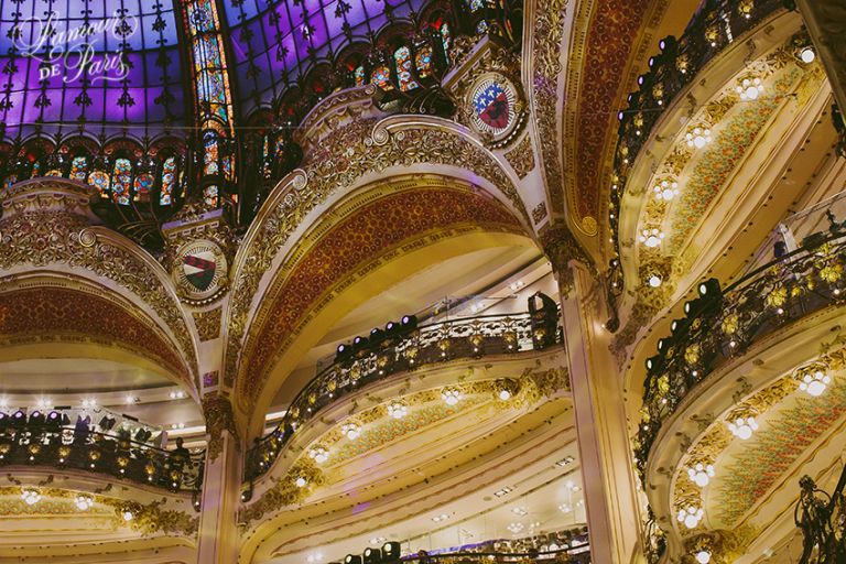 Christmas at the Galeries Lafayette