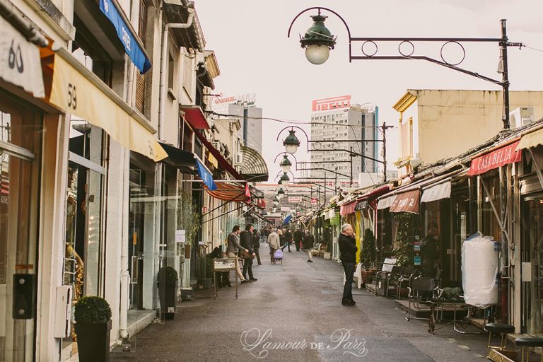 Antique shopping at the Marché aux Puces de Saint-Ouen in Paris, Europe's largest flea market