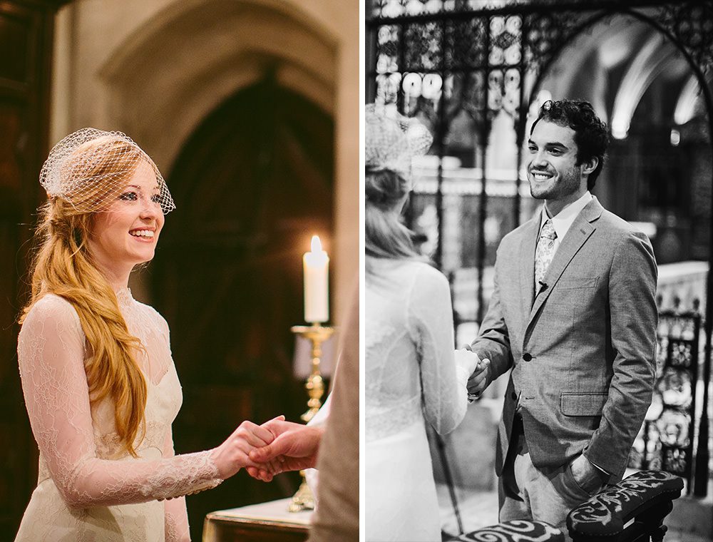 Photographs of an elopement ceremony at the American Cathedral in Paris by Paris wedding photographer Stacy Reeves for portrait photo studio and vacation planning blog L'Amour de Paris.