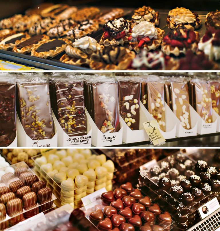 Chocolate shop in Brussels, Belgium