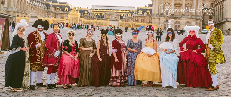 The Grand Masked Ball of Kamel Ouali, costumed masquerade ball held in the Orangerie of the Versailles Palace near Paris