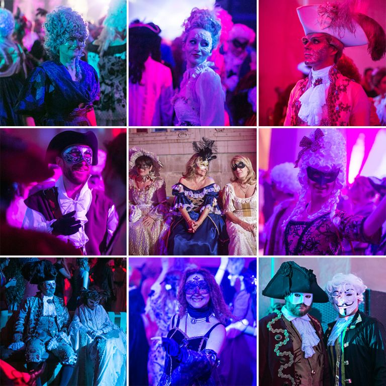 The Grand Masked Ball of Kamel Ouali, costumed masquerade ball held in the Orangerie of the Versailles Palace near Paris