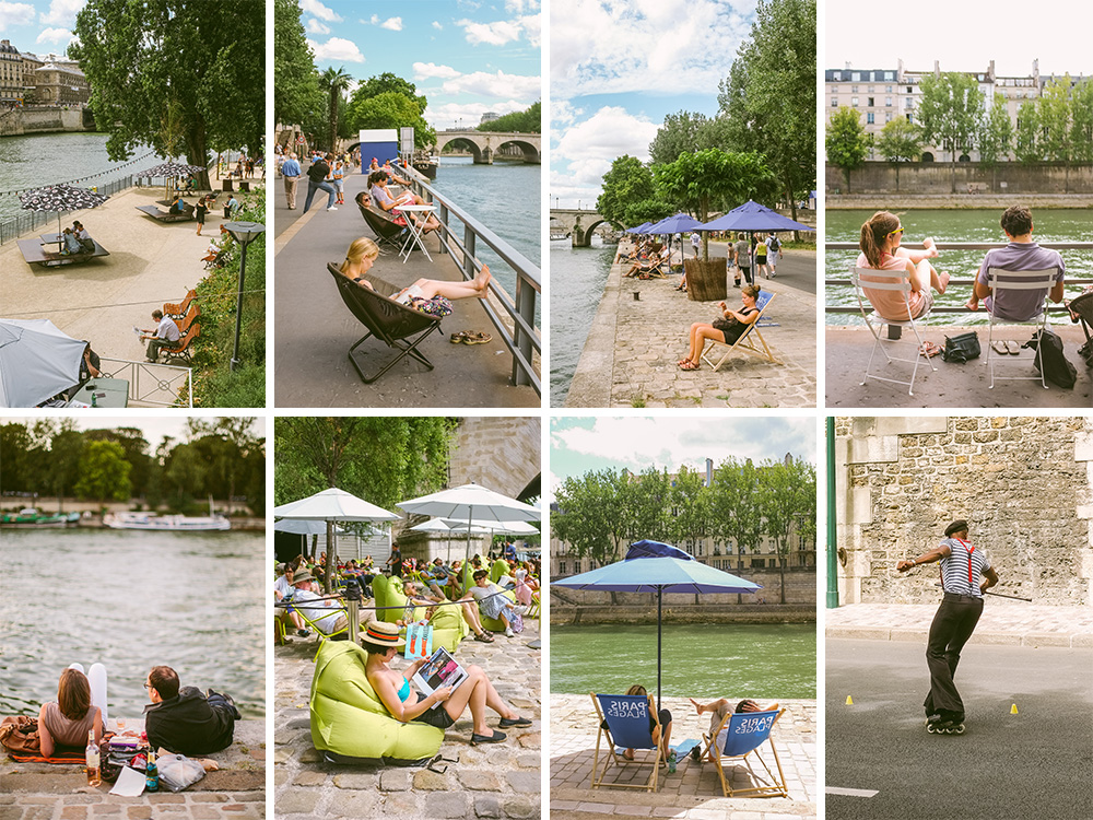 Photos of Paris Plages by Paris photographer Stacy Reeves