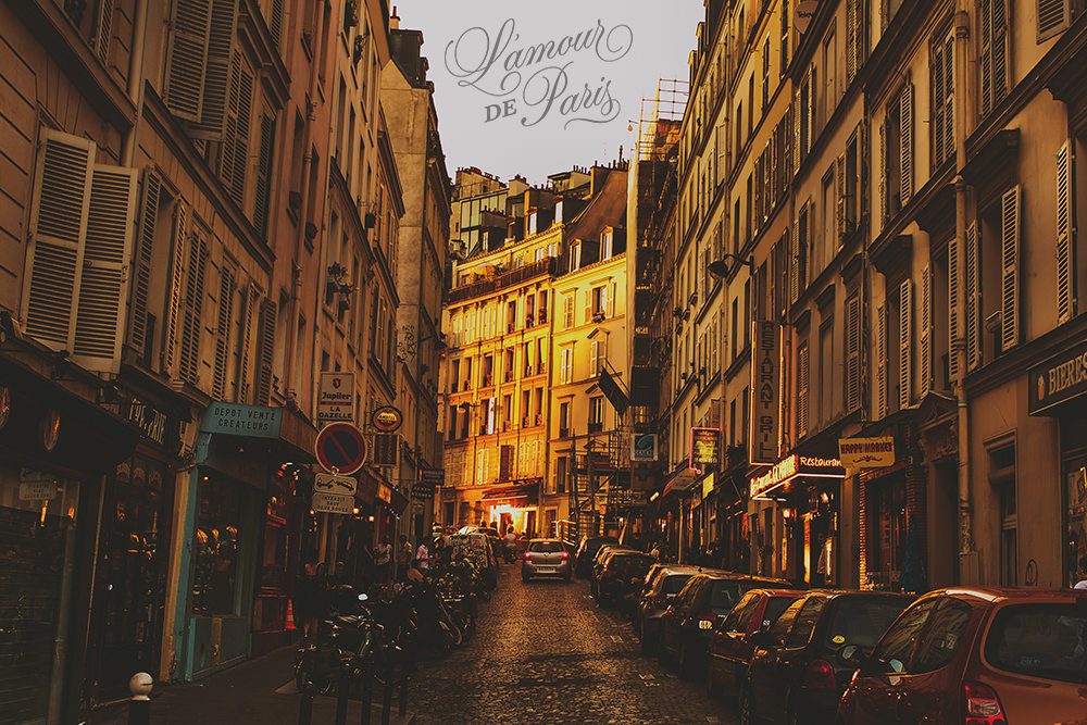 Paris at Sunset by photographer Stacy Reeves