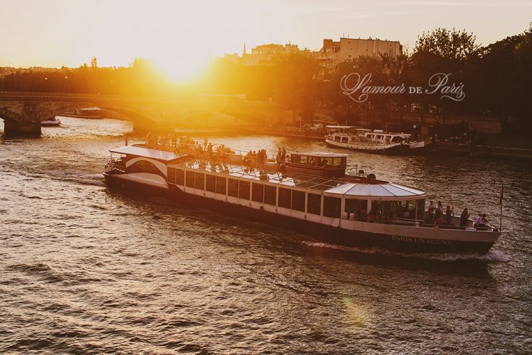 Paris at Sunset by photographer Stacy Reeves