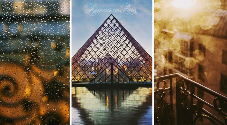 Rainy Paris Sunsets by photographer Stacy Reeves