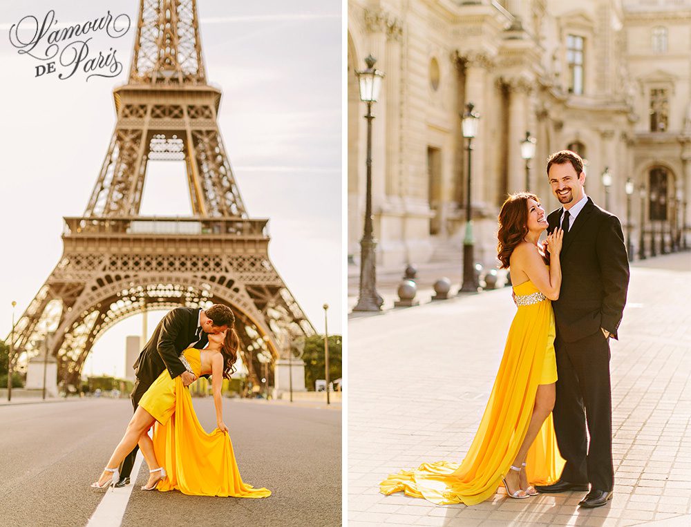 Paris engagement photo session