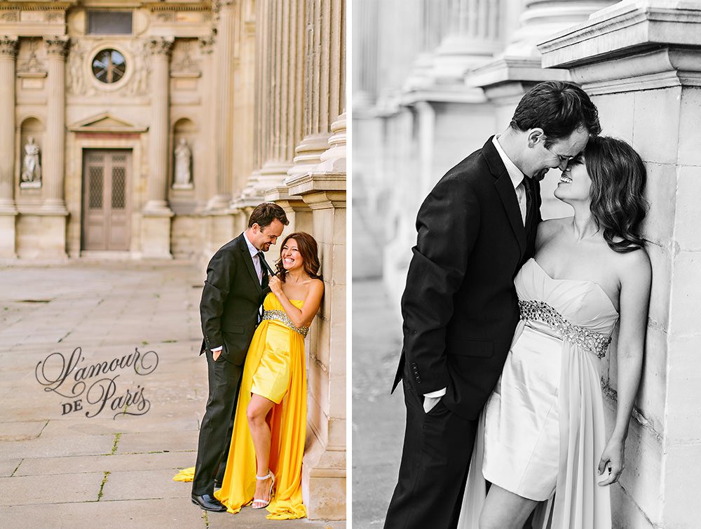 Paris engagement photo session