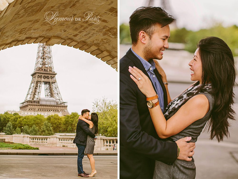 Surprise Paris proposal and portrait photo session