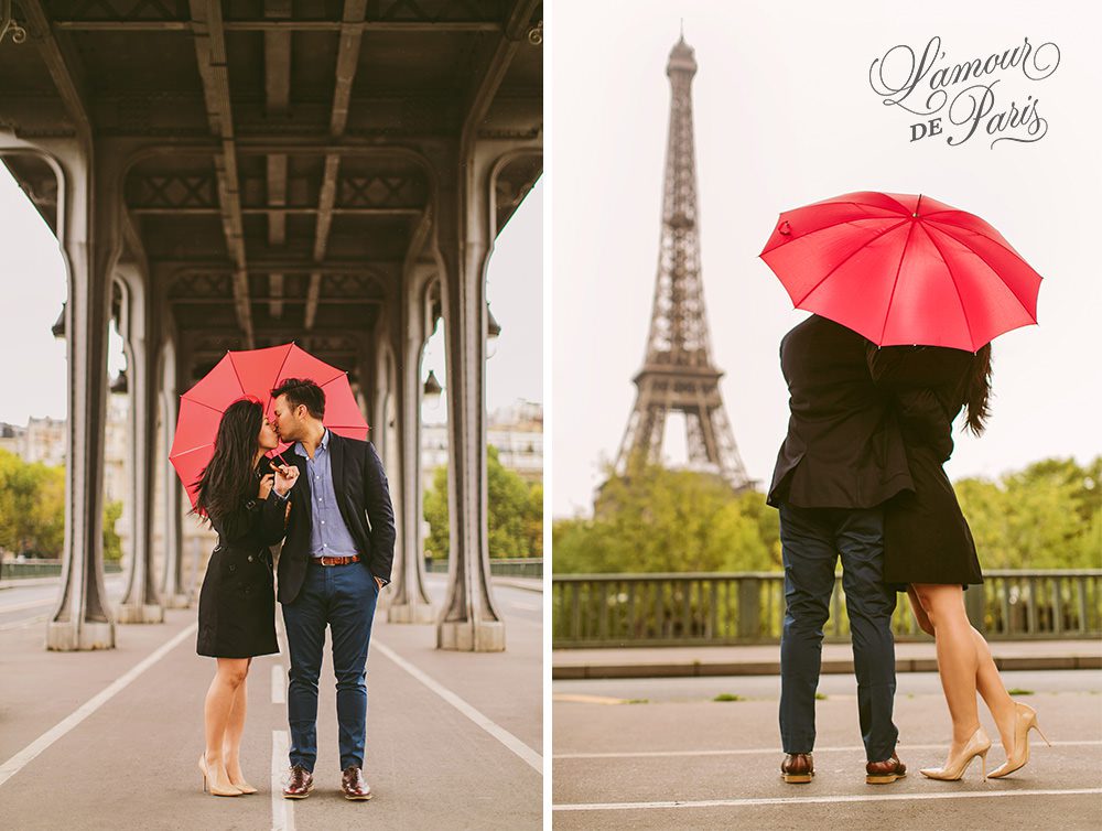 Surprise Paris proposal and portrait photo session