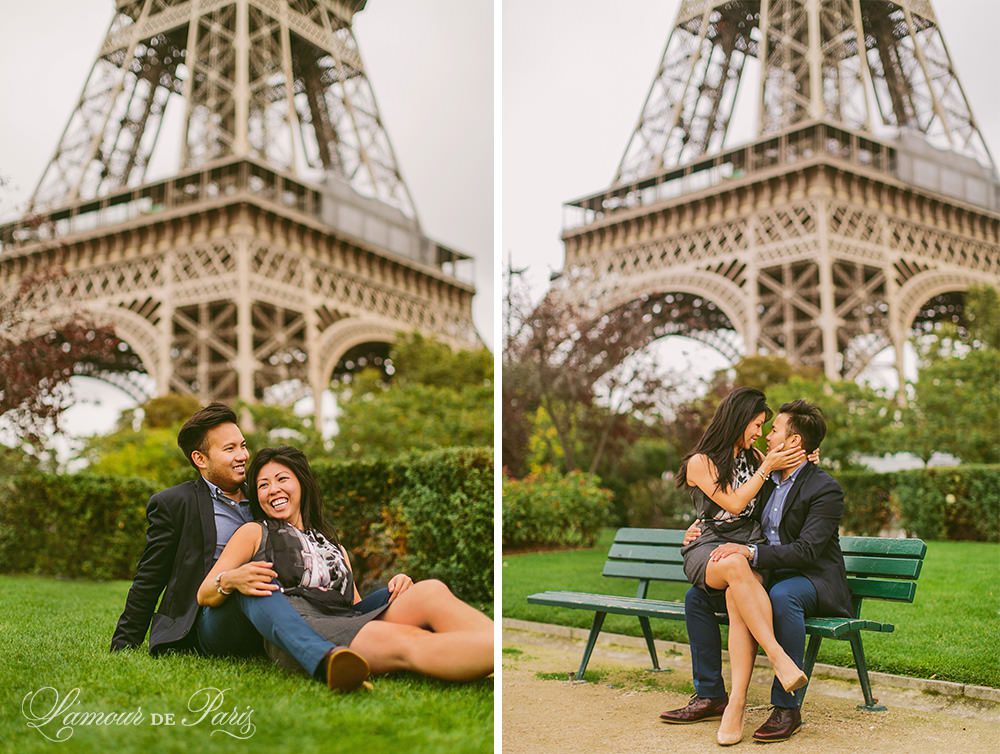 Surprise Paris proposal and portrait photo session