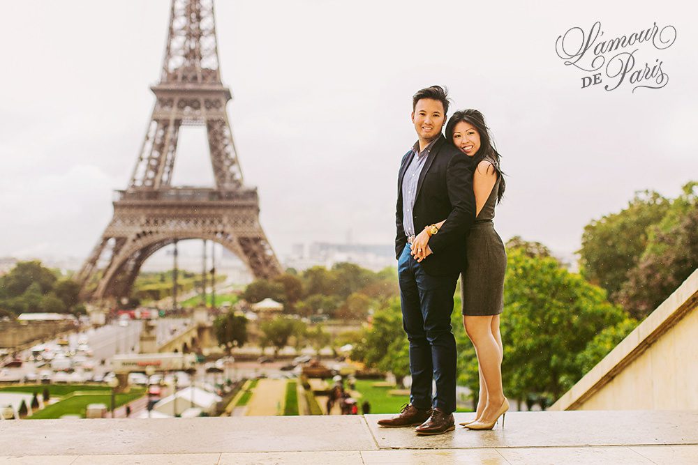 Surprise Paris proposal and portrait photo session