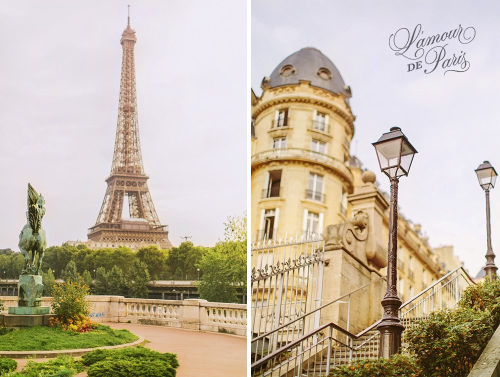 Pont Bir Hakeim Inception Bridge in Paris France