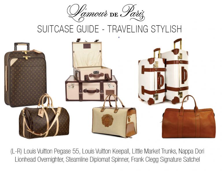 Louis Vuitton Pegase Suitcase & Briefcase Travel Set