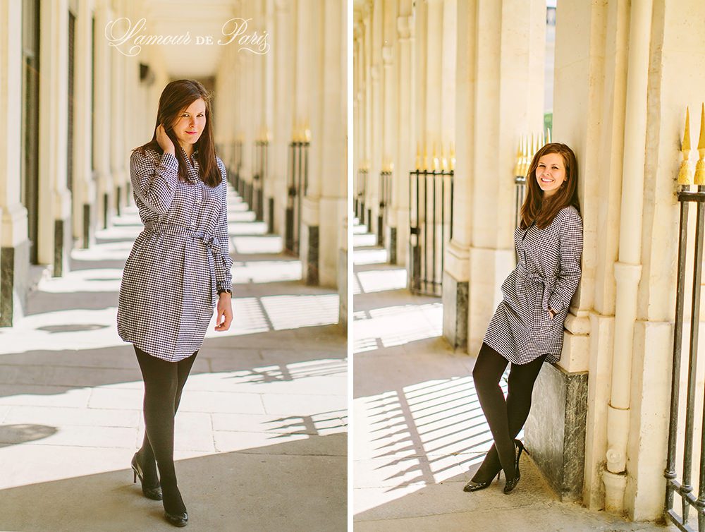 Portait photo session in Paris near the Louvre and Eiffel Tower with Lauren Knight of Aspiring Kennedy