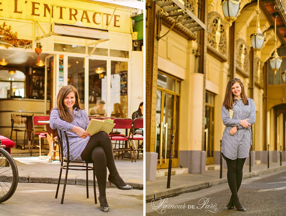 Portait photo session in Paris near the Louvre and Eiffel Tower with Lauren Knight of Aspiring Kennedy