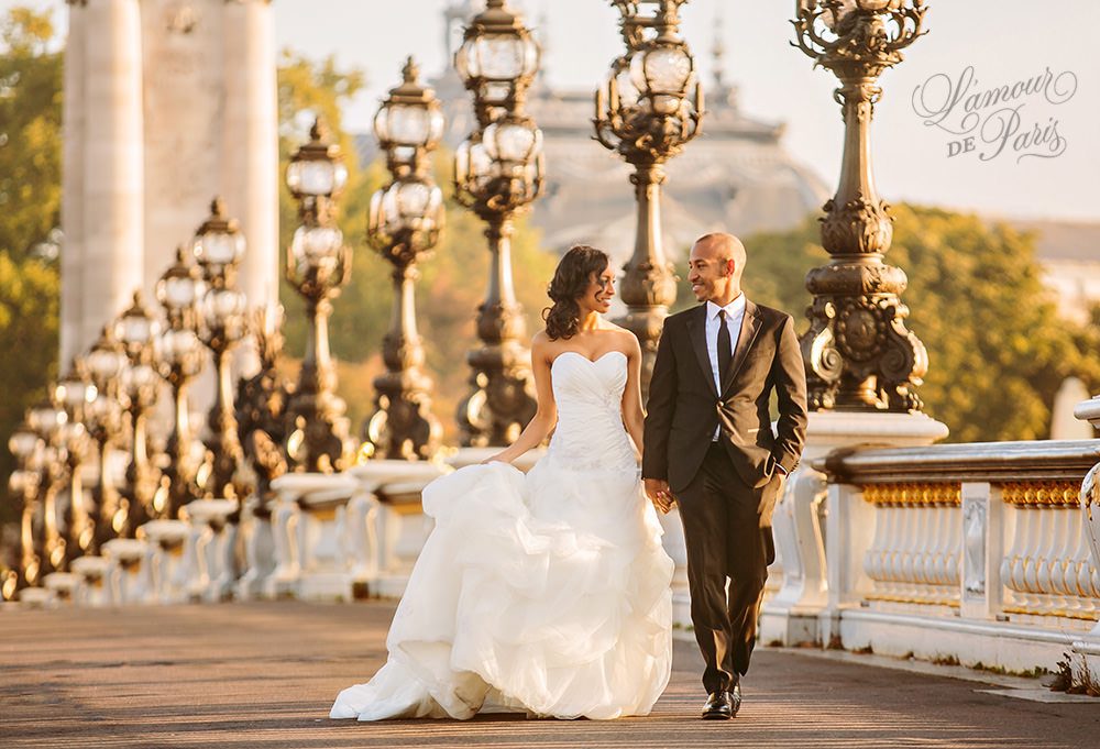 Stunning wedding photos in Paris by the Eiffel Tower by Lamour de Paris