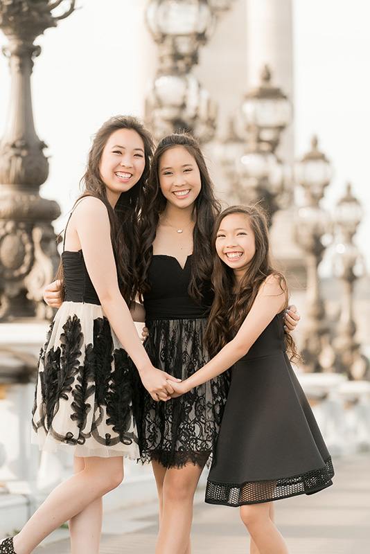 Paris Family Portraits at Pont Alexander III