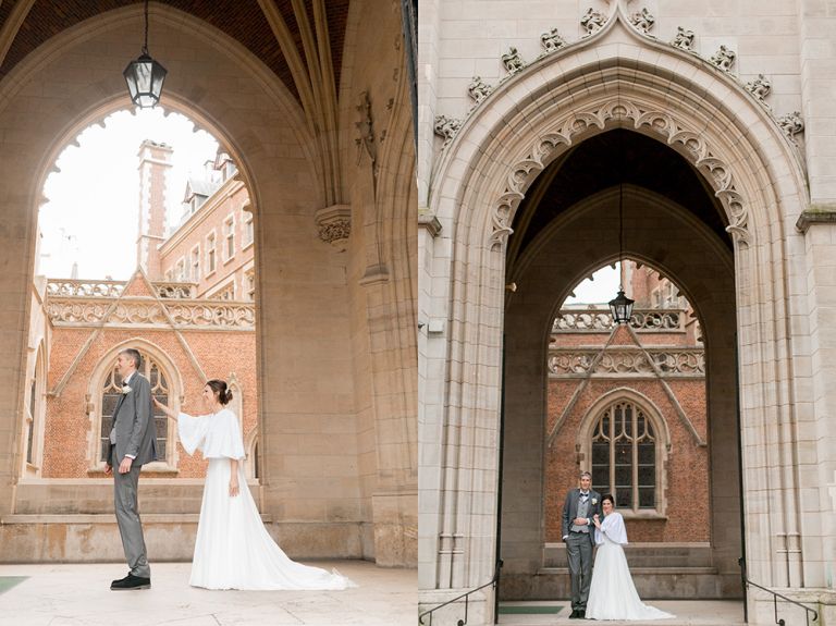 american church in paris wedding first look 02