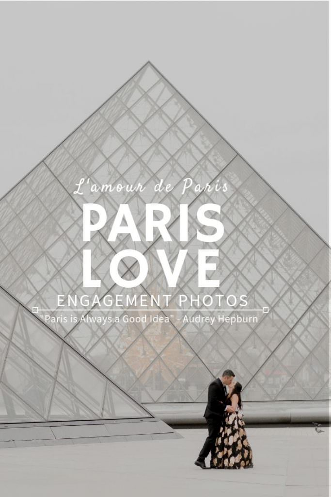 paris engagement photos louvre