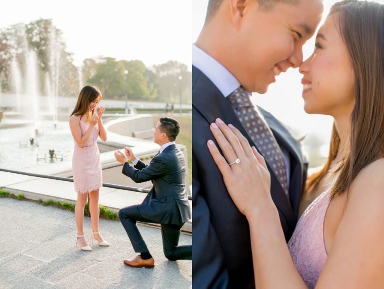 proposing in paris near the eiffel tower