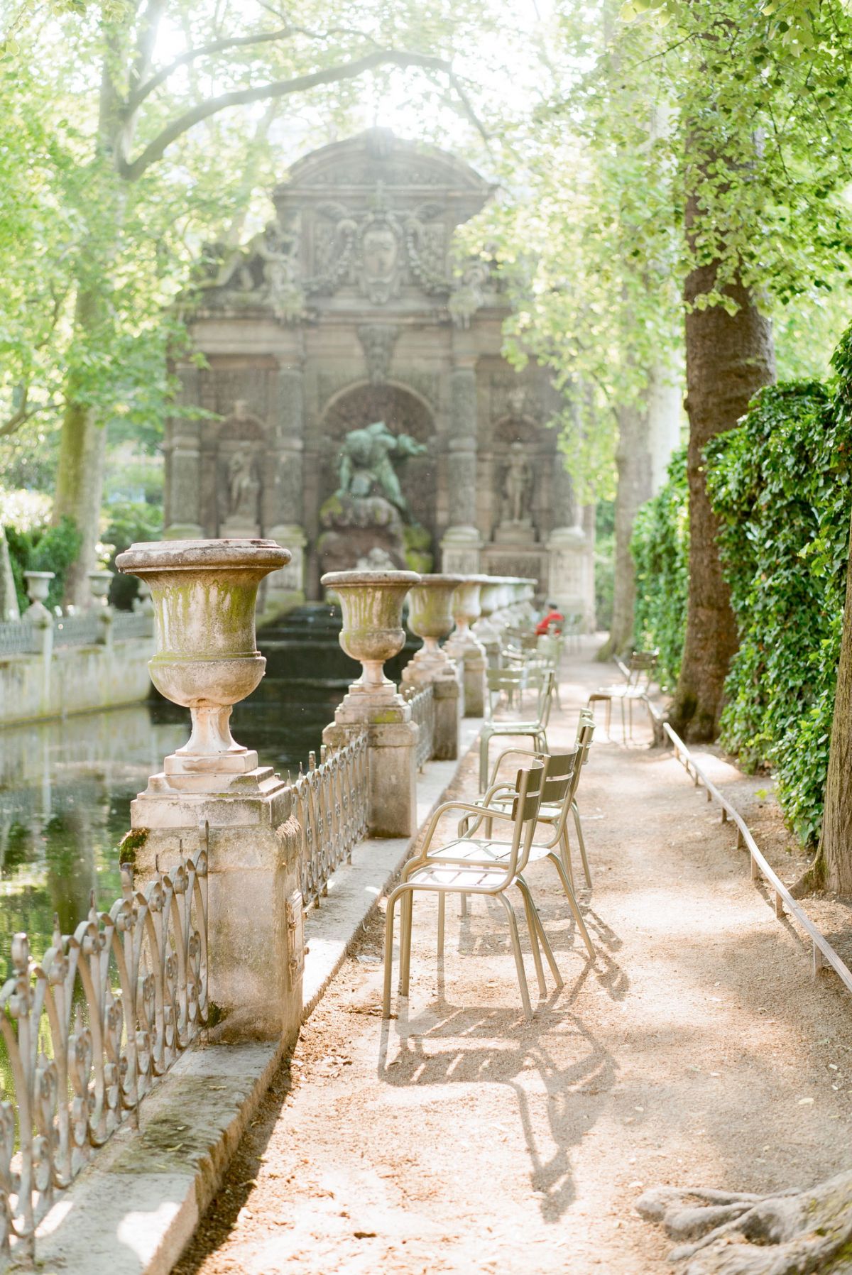 medici fountain at jardin luxembourg in paris