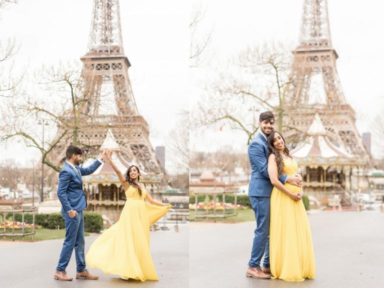 paris maternity photos by carousel