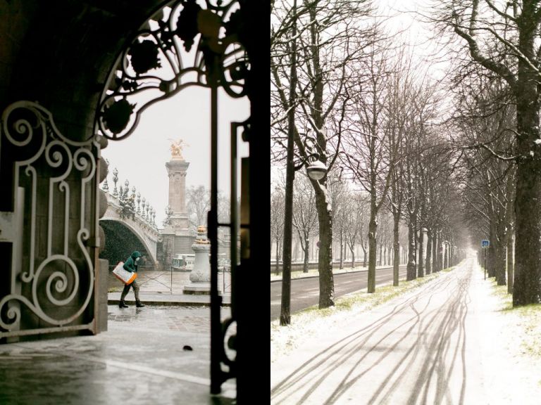 snow in paris at pont alexandre 04