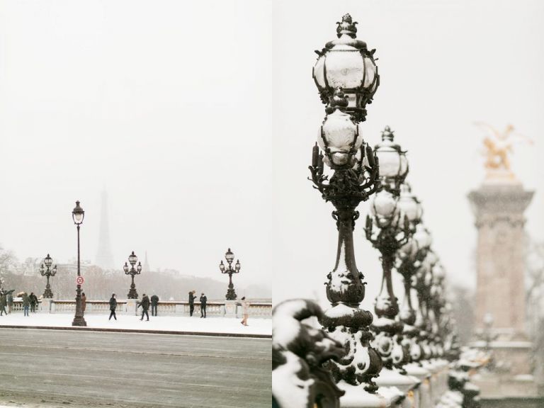 snow in paris at pont alexandre 05