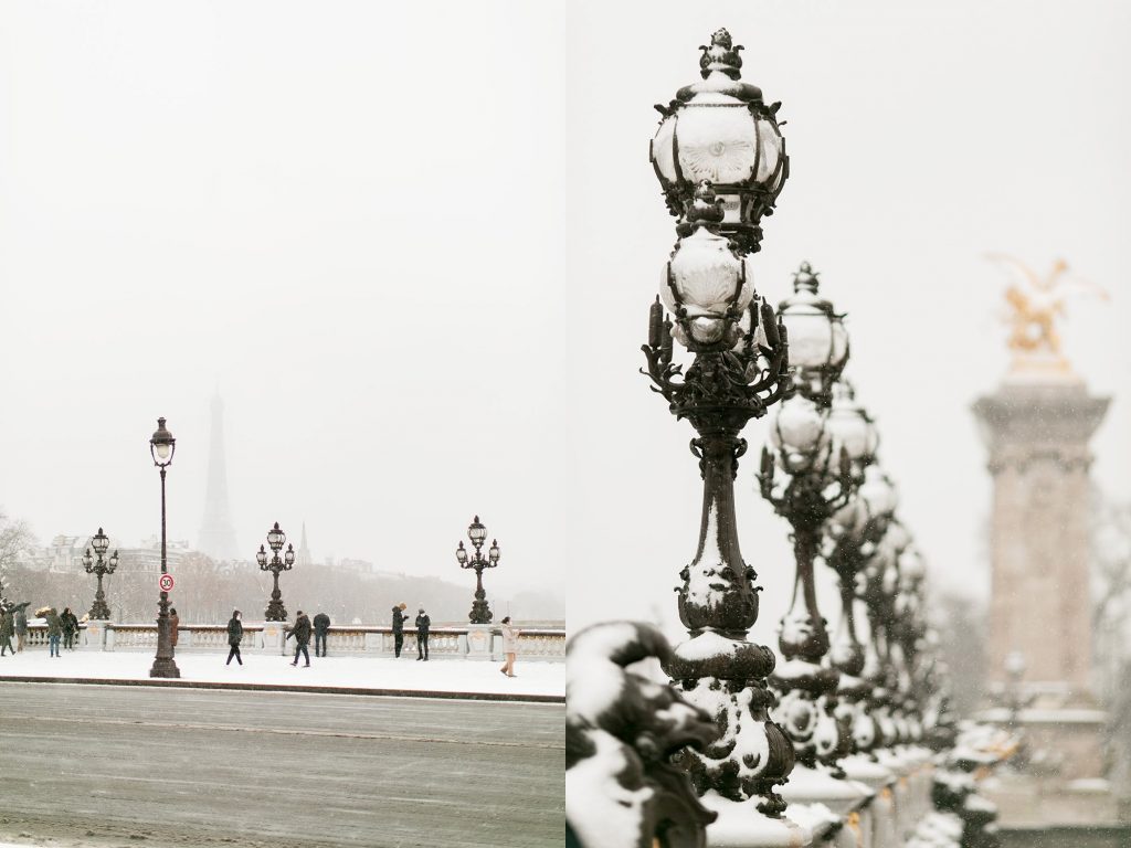snow in paris at pont alexandre 05