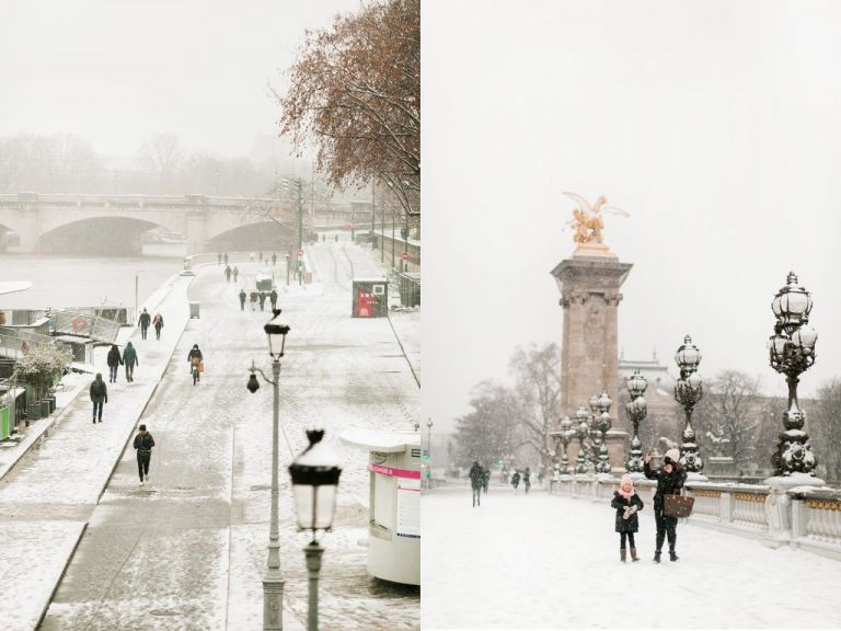 snow in paris at pont alexandre 06