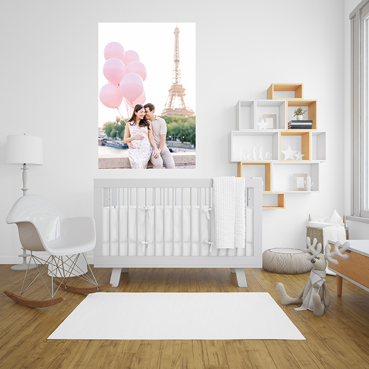 paris maternity session wall art