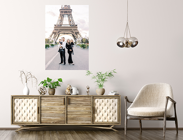 paris family session eiffel tower wall art