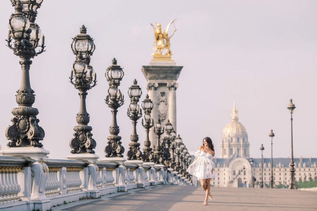 High school senior pictures in Paris